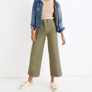 Madewell Emmett Wide leg Crop Pants Size 24